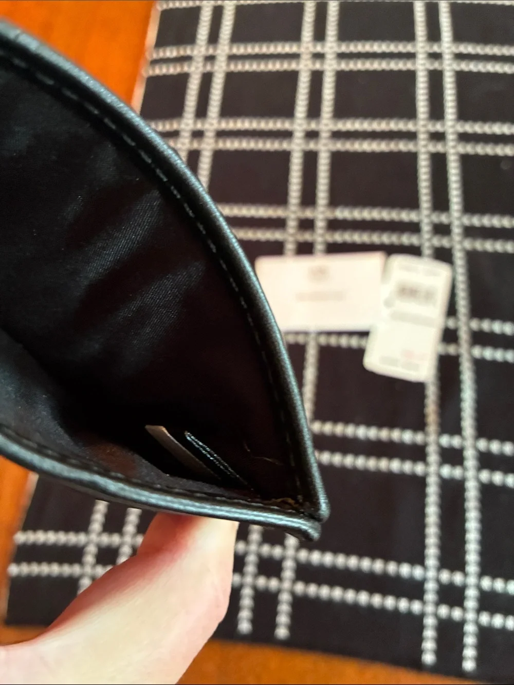 Coach Charcoal and Black Men’s Card Holder Case F74814 CHR